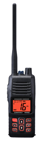 Standard Horizon VHF Radio, HX400IS, 5/1 Watts, Black - HX400IS