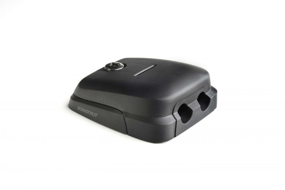 Scanstrut Cable Gland, Use To Pass Through 0.19 in And 0.23 in Cables In Combination, Black, IP68 Waterproof - DS-HD6-BLK