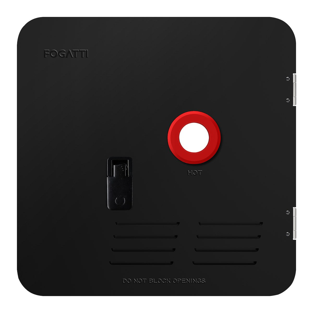 Fogatti Water Heater Access Door, 18 in Length x 18 in Width, Black - FSBD-1818/BLACK