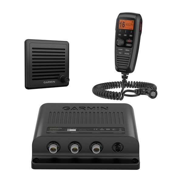 Garmin VHF Radio, VHF 315, 25 Watts, 10 NOAA Weather Channels - 010-02047-00