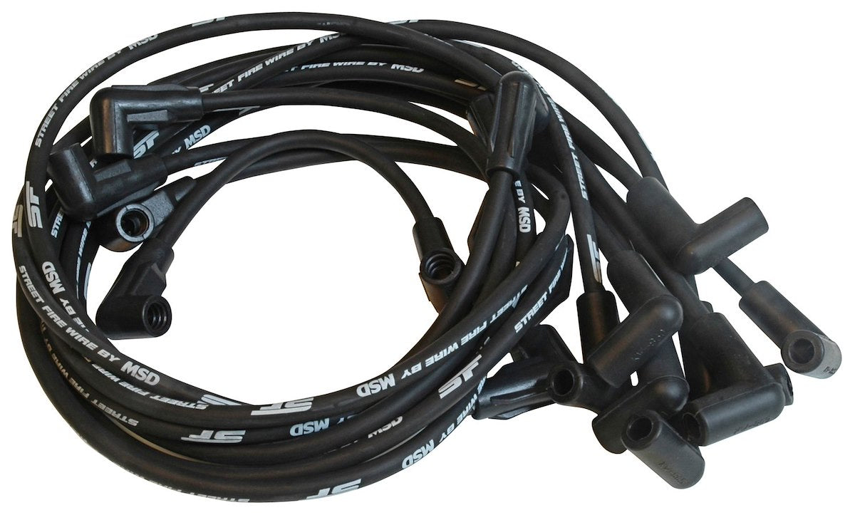 MSD Ignition Spark Plug Wire Set, Pre Assembled, Black, 8 Millimeter - 5562