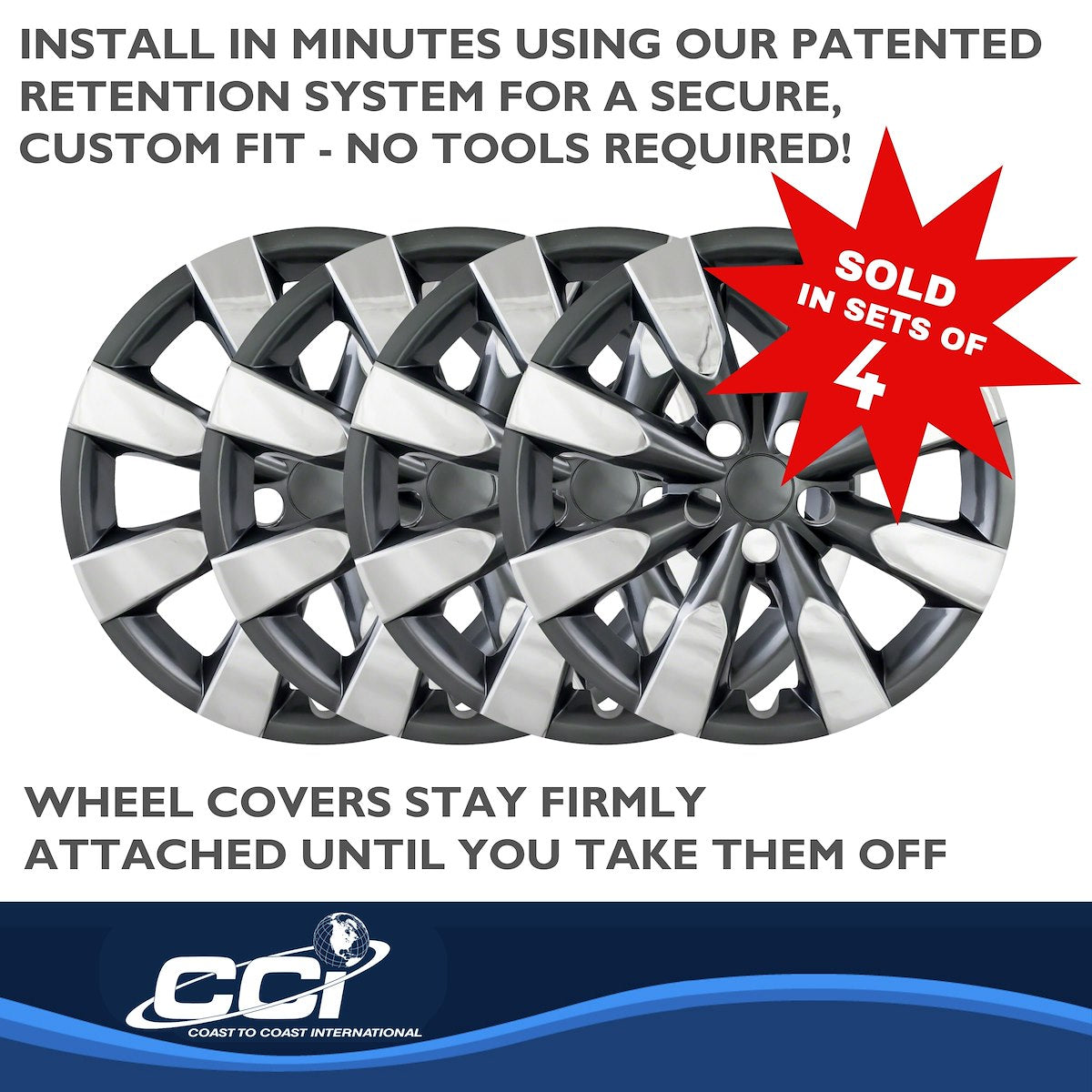 Coast2Coast Universal Wheel Covers IWC51316CC product image 4