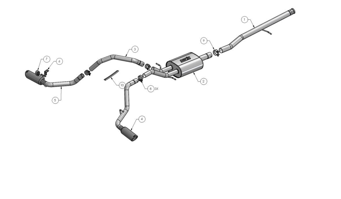 Borla Exhaust System Kit 140546 product image 2