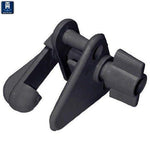T-H Marine Pontoon Boat Gate Latch, For Use With 1 in/1-1/8/1-1/4 Square Tube Pontoon Boat Gate, Black - GL-1-DP