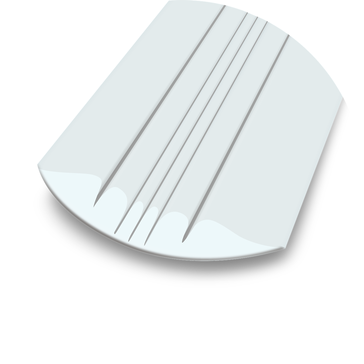 Megaware KeelGuard Keel Guard, Fits Up To 26 ft Boat, 3M Adhesive Mount, 5 in Width x 10 ft Length - 20110