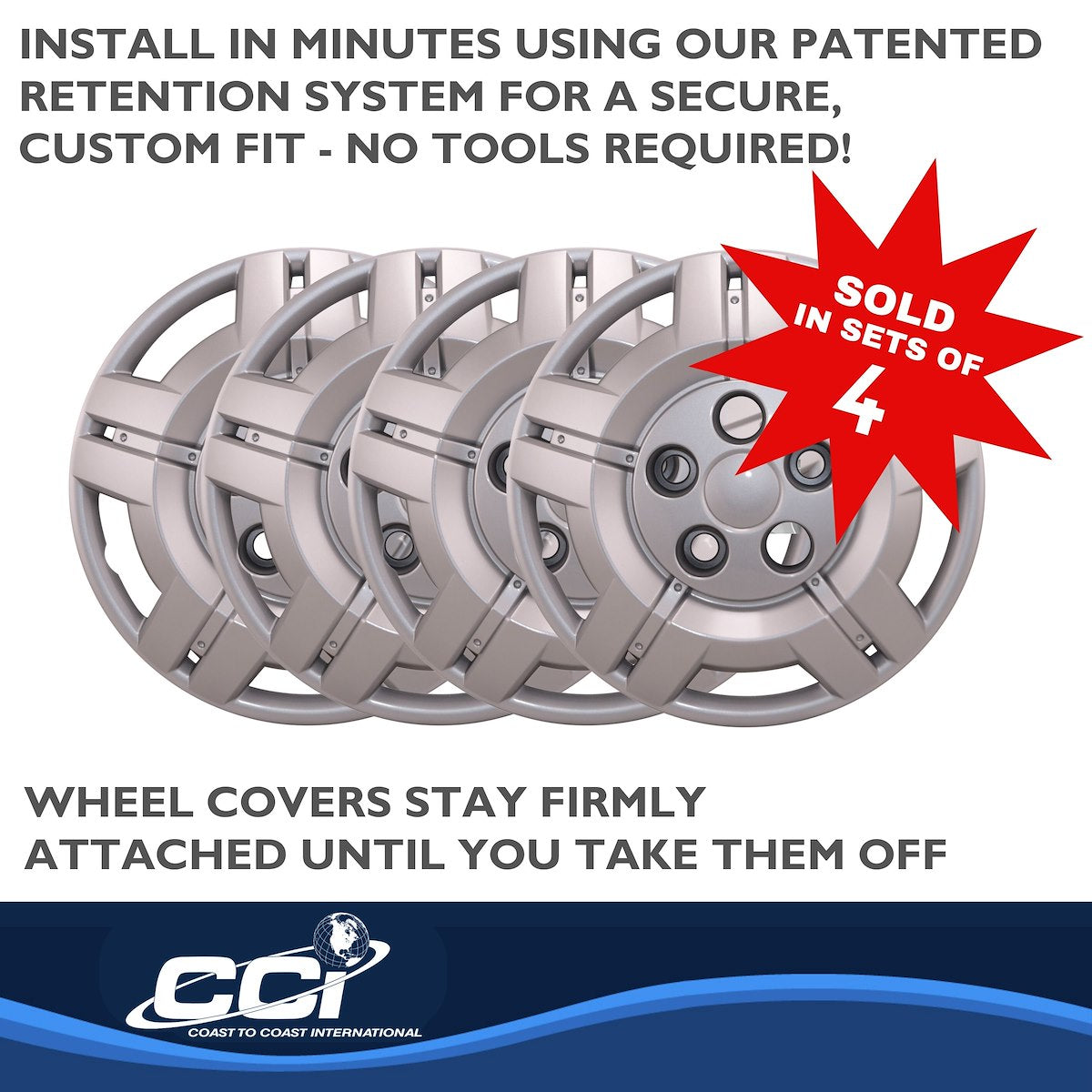 Coast2Coast Universal Wheel Covers IWC54516S product image 4