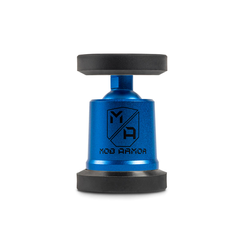 Mob Armor Cell Phone Mount, 90 lb Capacity Magnetic Mount, Blue, Billet Aluminum - MOBN-MX-BLU
