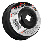 Performance Tool Oil Filter Wrench, 65/67 Millimeter Size, 3/8 in Drive, Black - W54109