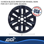 Coast2Coast Wheel Skins & Styled Wheel Covers IMP466BLK product image 2