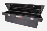 Dee Zee Tool Box, Red Label, Black Gloss Powder Coated Aluminum, 20 in Length x 69-3/4 in Width x 19-1/4 in Height - DZ8170DB