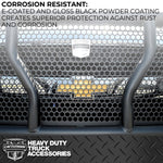 Cattleman HD Grille Guard, 1 Piece, Black, Steel - 1134PS