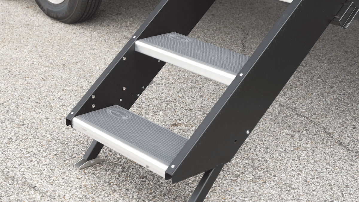 MOR/ryde Entry Step Rug, 7 in Length x 19-1/2 in Width, Black, Pack Of 2 - STP54-074