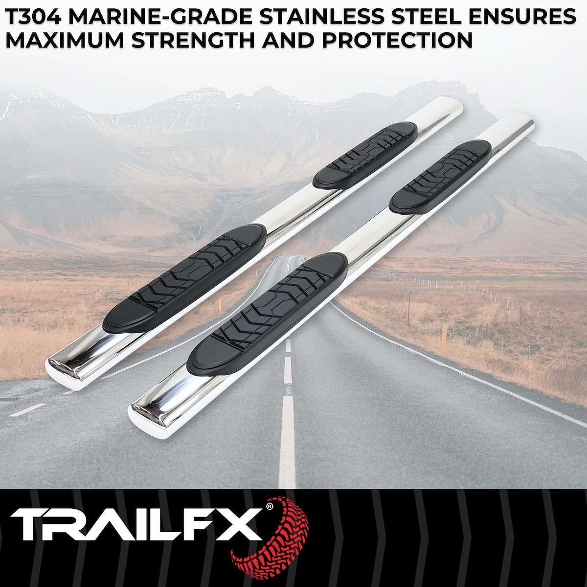 TrailFX Running Boards & Nerf Bars A7015S product image 2