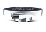 Ford Performance Air Cleaner Mounting Nut, 1/4 in - 20 Thread Size, Chrome/Blue - 302-333