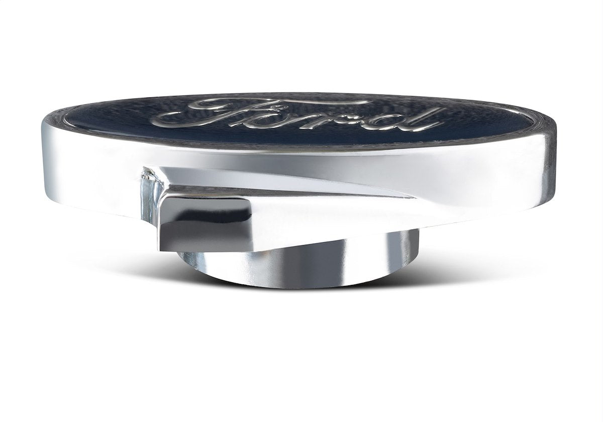 Ford Performance Air Cleaner Mounting Nut, 1/4 in - 20 Thread Size, Chrome/Blue - 302-333