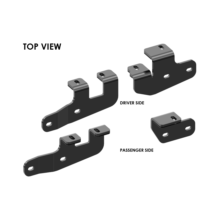 PullRite Fifth Wheel Trailer Hitch Mount Kit, ISR Series, Use With ISR Series Hitch, 20000 lb Capacity - 2746