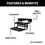 Lippert Entry Step, 24 in Width x 11 in Depth, 9 in Rise, 750 lb Weight Capacity - 372558