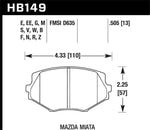 Hawk Performance Disc Brake Pads HB149G.505 product image 2