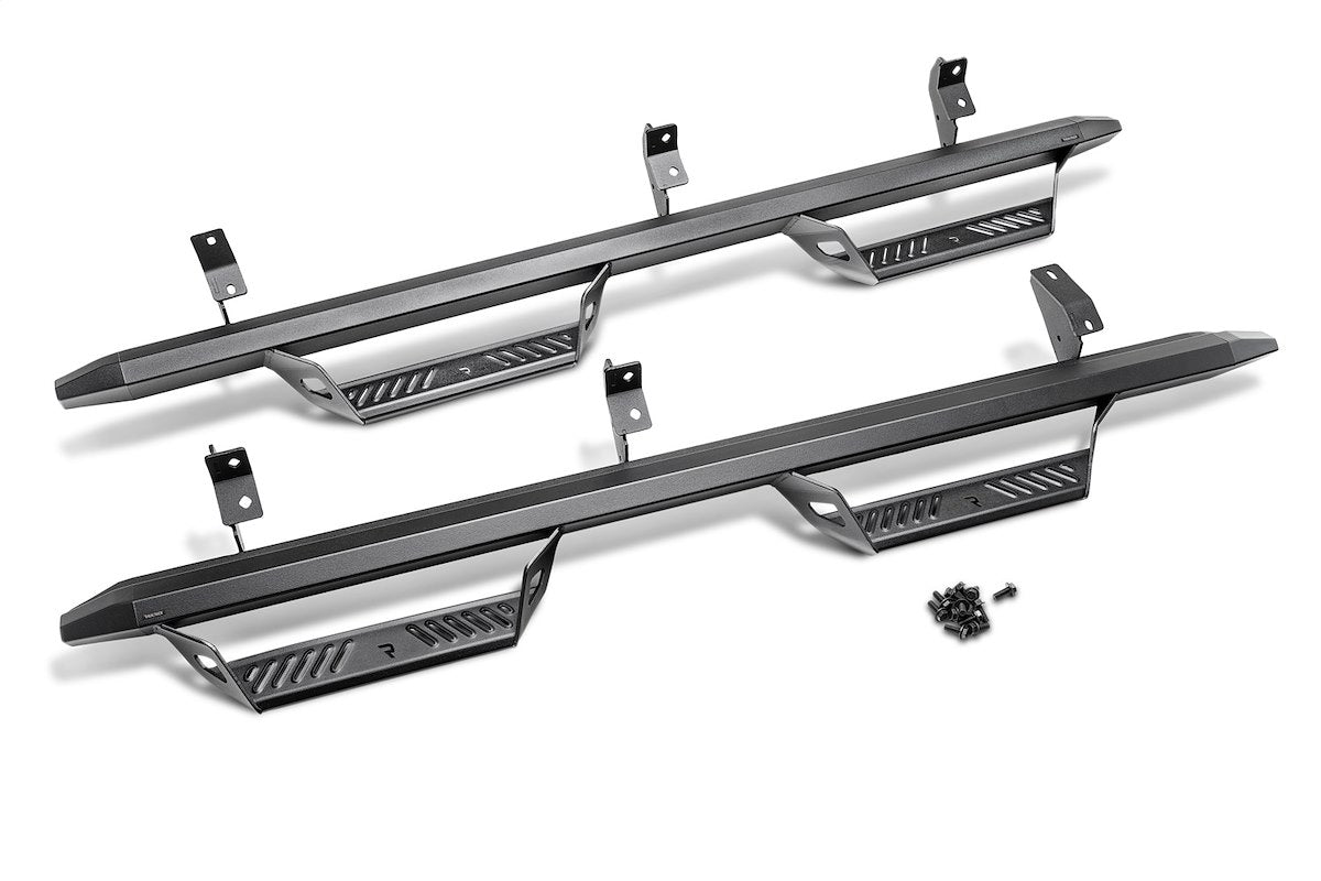 N-Fab Nerf Bar, Predator Pro, Black Textured Powder Coated, Aluminum - PRJ1863-TX