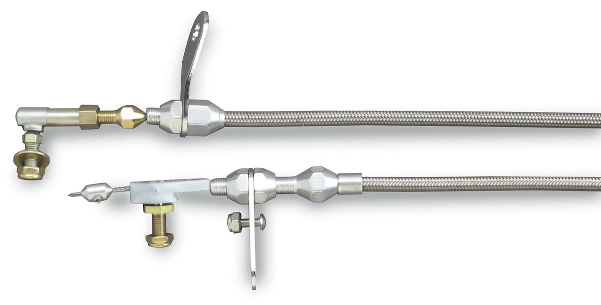 Lokar Auto Trans Kickdown Cable, For Use With 727 Transmission, Stainless Steel Housing - KD-2727HT