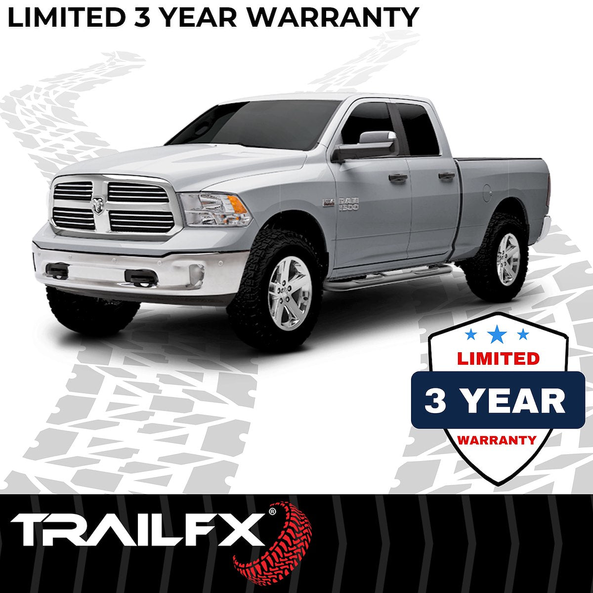 TrailFX Running Boards & Nerf Bars A0042B product image 7