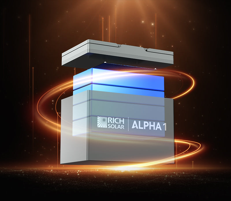 Rich Solar Battery, ALPHA 1, Group 24, 12.8 V Nominal Voltage - RS-B121S