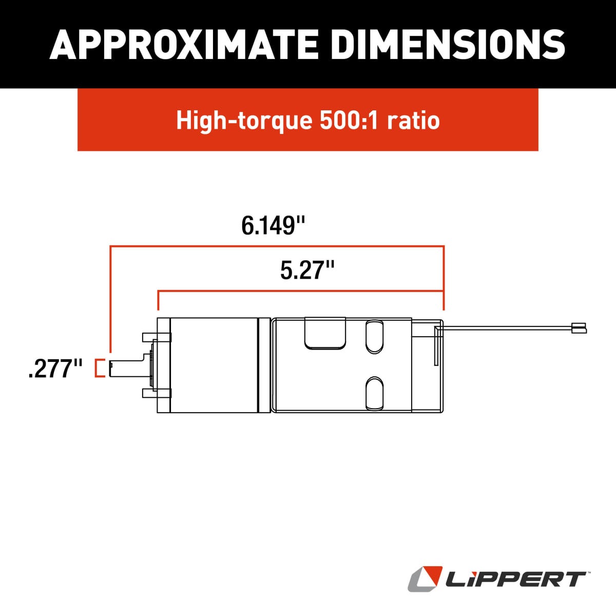 Lippert Slide Out Motor - 287298