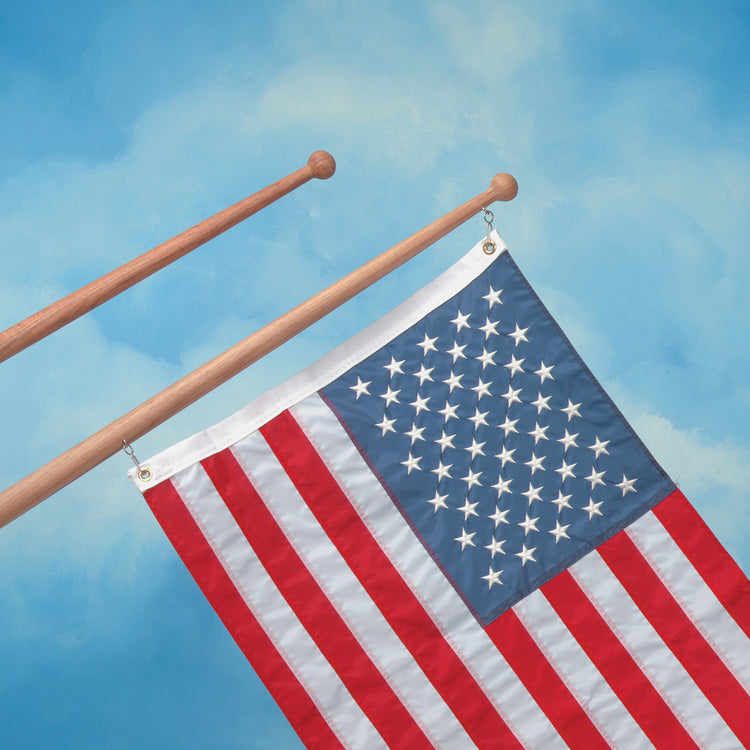 WhiteCap Industries Flagpole, 48 in Height, 1-1/4 in Diameter, Holds 1 Flag - 60756
