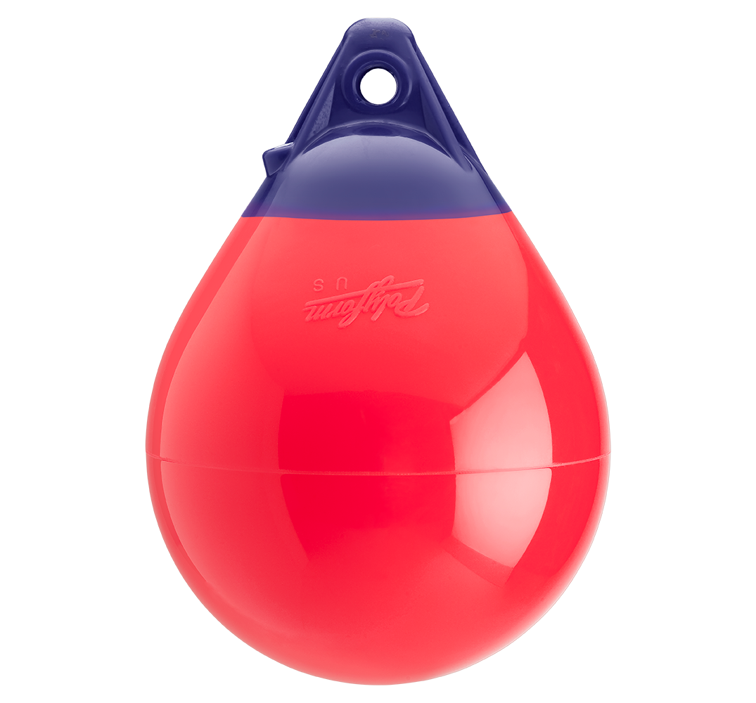 Polyform Mooring Buoy, A-Series, A-0 Model, 8 in Diameter x 11-1/2 in Length - 75-404-910