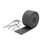Design Engineering Exhaust System Wrap, 25 ft Roll, 2 in Width, Black - 10119