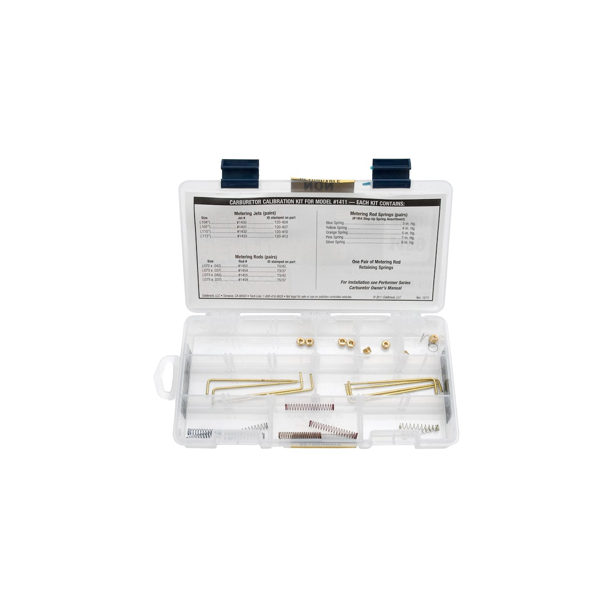 Edelbrock Carburetor Tuning Kit, Edelbrock Performer Series Carburetor P/N 1411 - 1489
