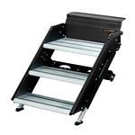 Lippert Entry Step, SolidStep  3.0, 3 Manual Fold-Up Steps, With 8 in Rise - 791572