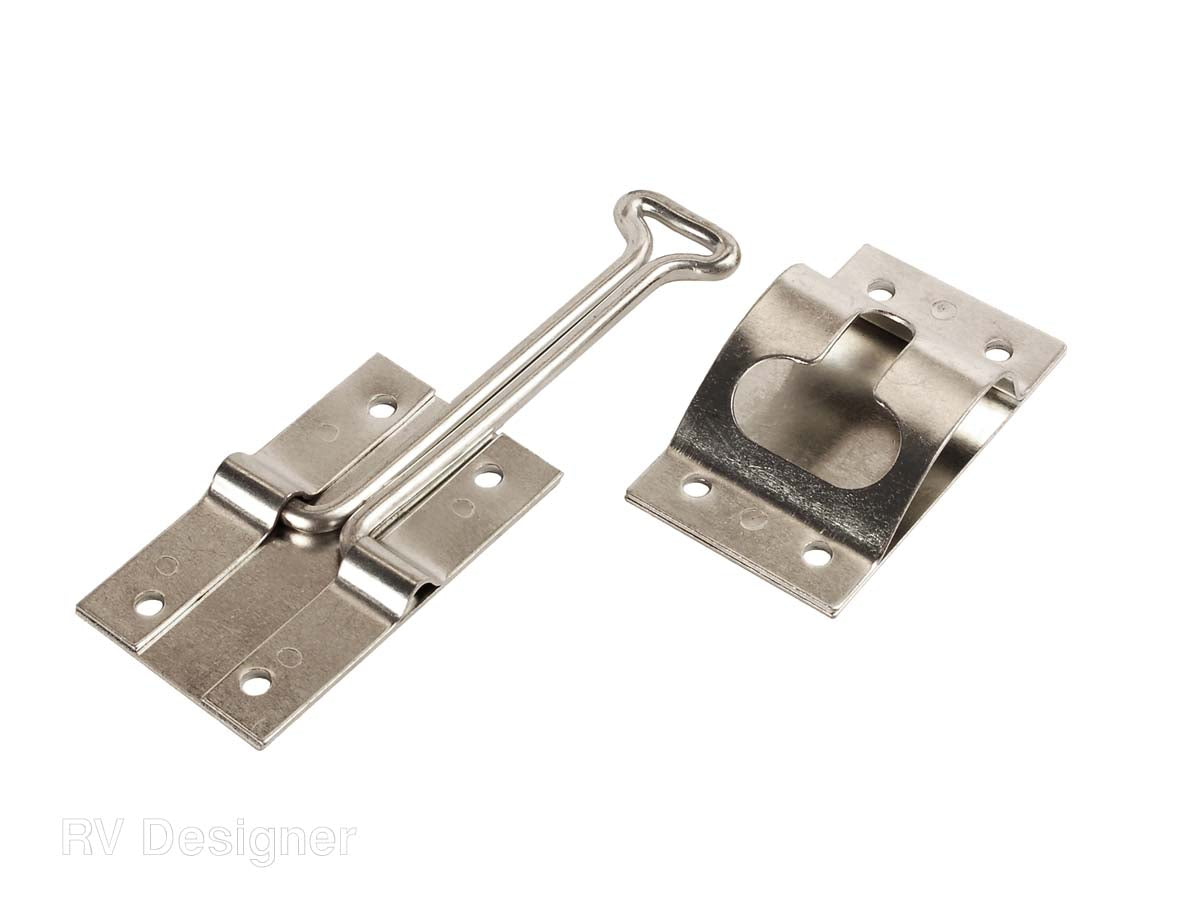 RV Designer Door Catch, 4 in Length - E217