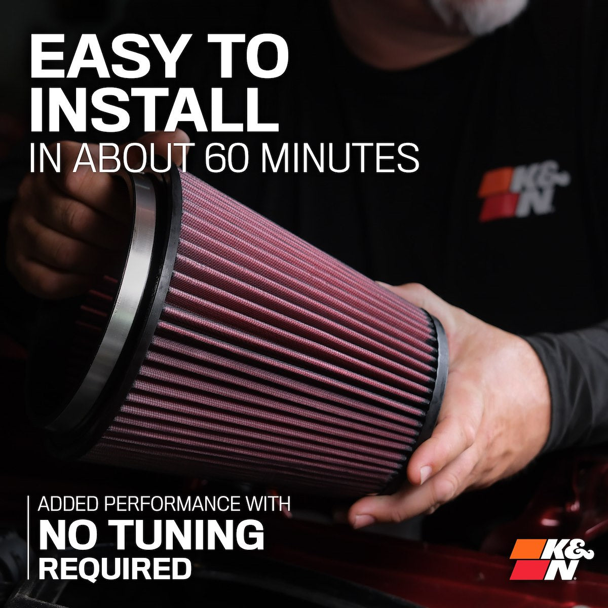 K&N Air Cleaner Assemblies and Air Intake Kits 63-2626 product image 10