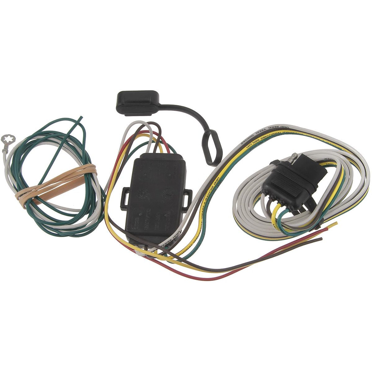 Pollak Tail Light Converter, Vehicle Lighting System Powered, 4-Way Flat Adapter, LED Compatible - 4WF-772V