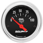 AutoMeter Engine Oil Pressure Gauge 2522 product image 1