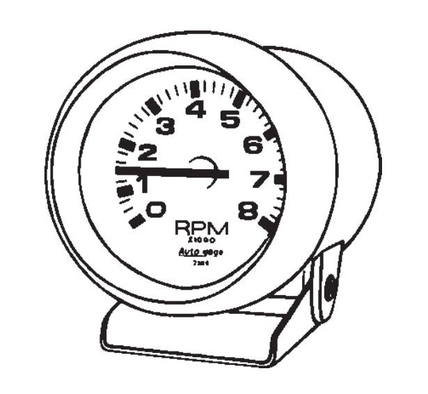 AutoMeter Tachometer Gauge 2306 product image 2