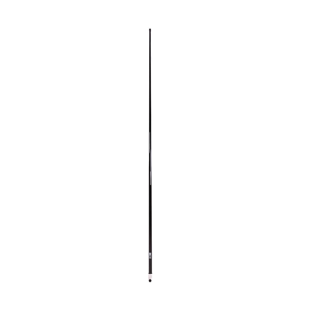 KJM VHF Radio Antenna, 4 ft Length, 3dB Gain, Black Fiberglass - A431VB