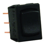 JR Products Multi Purpose Switch, 0.756 in x 0.508 in Cutout, 0.745 in x 0.500 in (Switch), Black - 13725