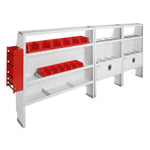 Weather Guard Van Storage System Kit, White - 600-8414X