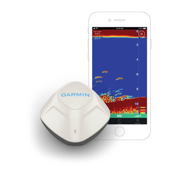 Garmin Fish Finder, 3 in Length x 2.97 Width x 2.28 in Height, IPX7 Rating Waterproof, 10 Hour Battery Life - 010-02246-00