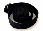 JR Products Battery Box Strap, 54 in Length, Black, With Chrome Plated Hardware - 17544