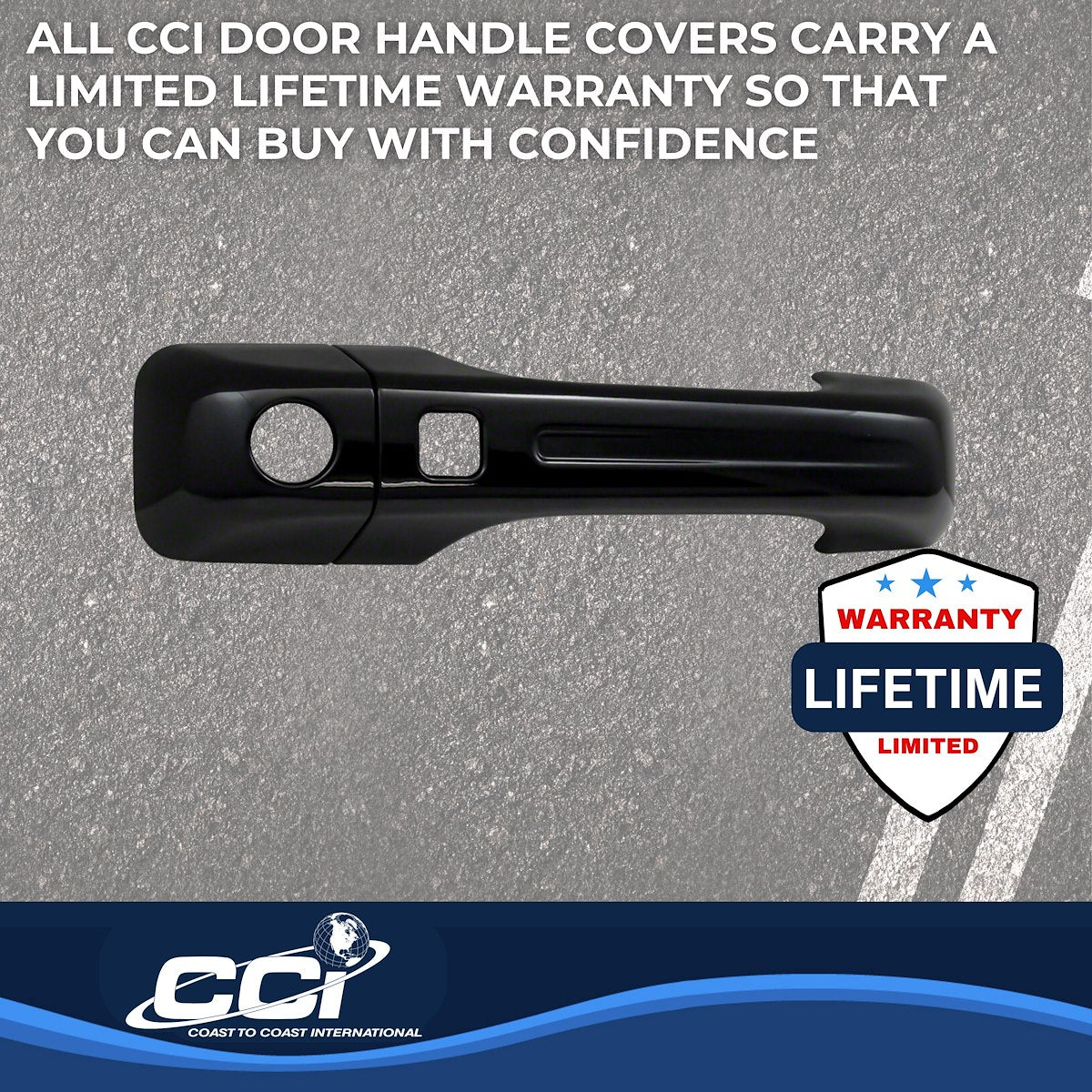 Coast2Coast Door Handle Covers CCIDH68579SBK product image 4