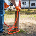 Camco Waste Water Hose, 10 ft Length, 5/8 in Inside Diameter, With 3 in Bayonet Fitting Rinse Cap - 22999