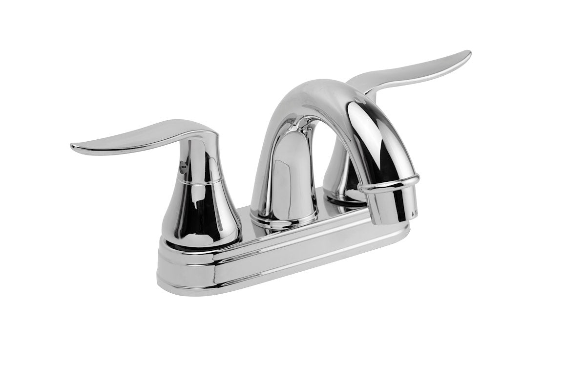 Dura Faucet Faucet, 2 Teapot Handle, Chrome Plated/Plastic - DF-PL620LH-CP