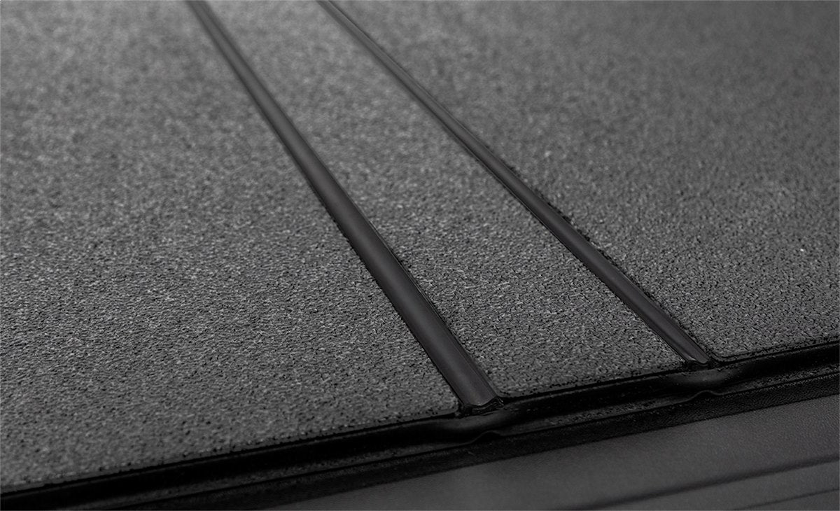 ACCESS Covers Tonneau Cover, 2 Folds/3 Panels, Black Urethane Finish, Aluminum - B3050119