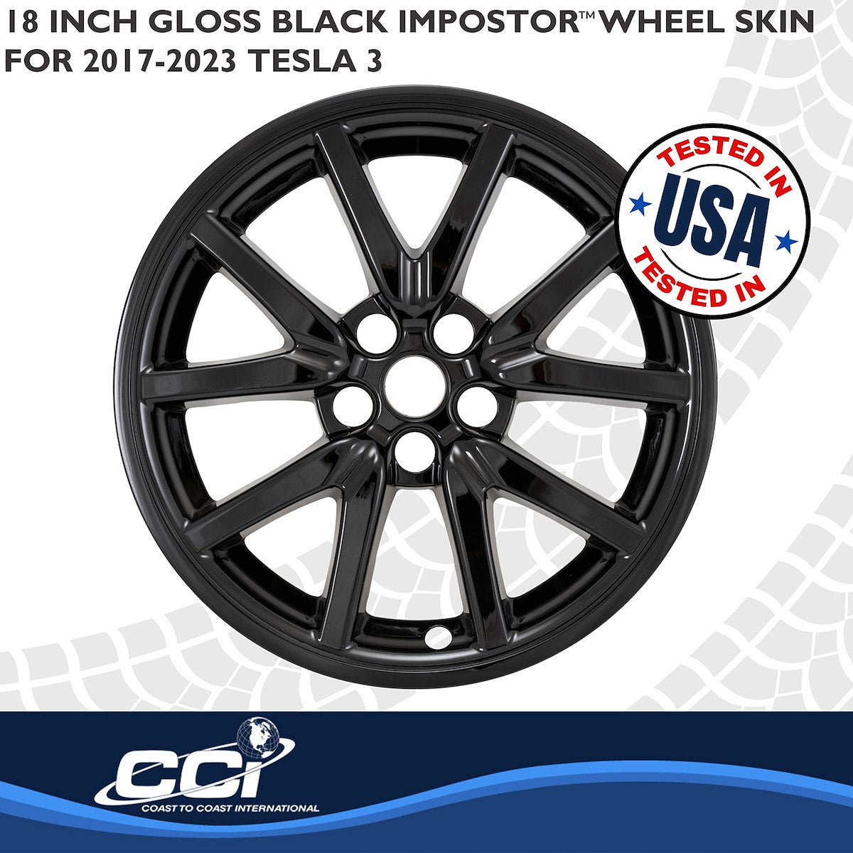 Coast2Coast Wheel Skins & Styled Wheel Covers IMP527BLK product image 3