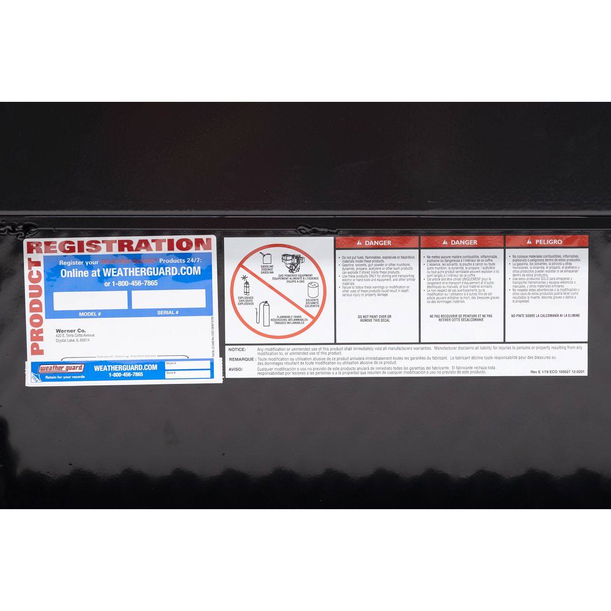 Weather Guard Truck Toolboxes & Side Boxes 180-5-04 product image 9
