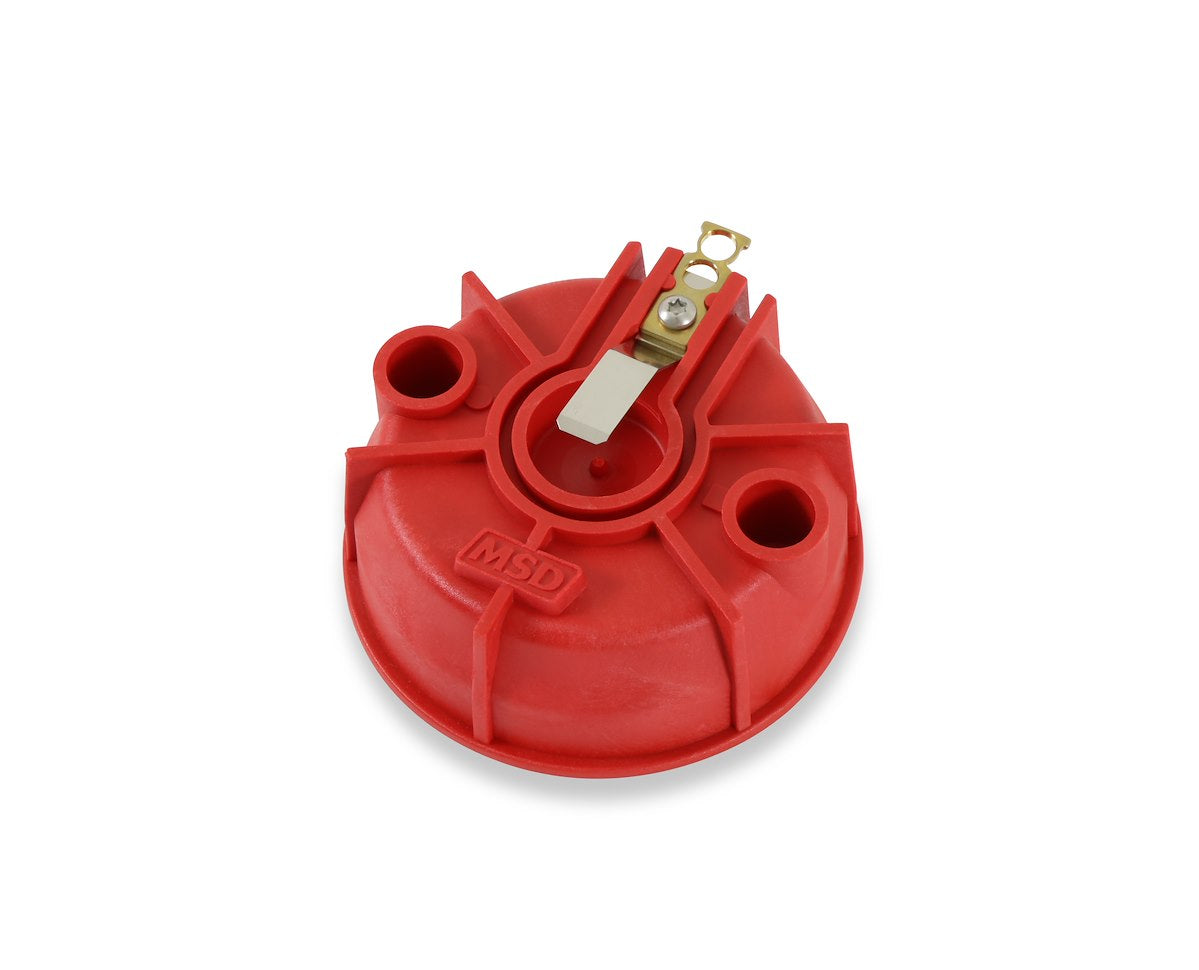 MSD Ignition Distributor Cap and Rotor Kit, Red - 84085