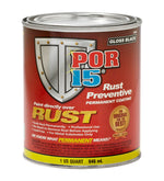 Por 15 Rust Treatment, 1 qt Can, Gloss Black - 45004